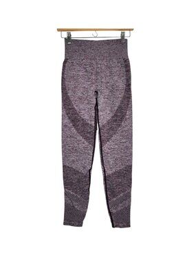 PINK Victorias Secret Leggings S Seamless Purple Contour Athletic Workout